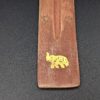 Porte-encens éléphant en bois - Image 2